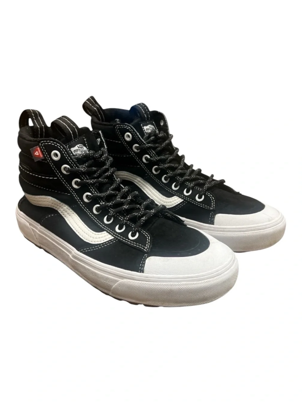 Vans Men's 9.5 M Black Sk8-Hi 500714 All Weather Boots Primaloft Insulation HEIQ